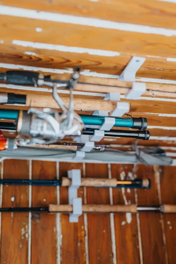 Soporte: Wall and ceiling Fishing Rod Holders (2 & 3 rods) — vista de referencia 4