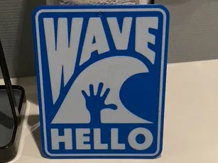 Wave hello sign From GTA online