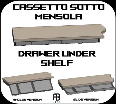 DRAWER UNDER SHELF - CASSETTO SOTTO MENSOLA