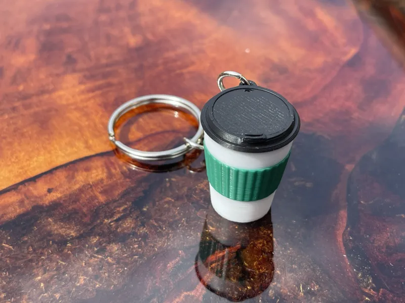 Coffee Cup Key Chain