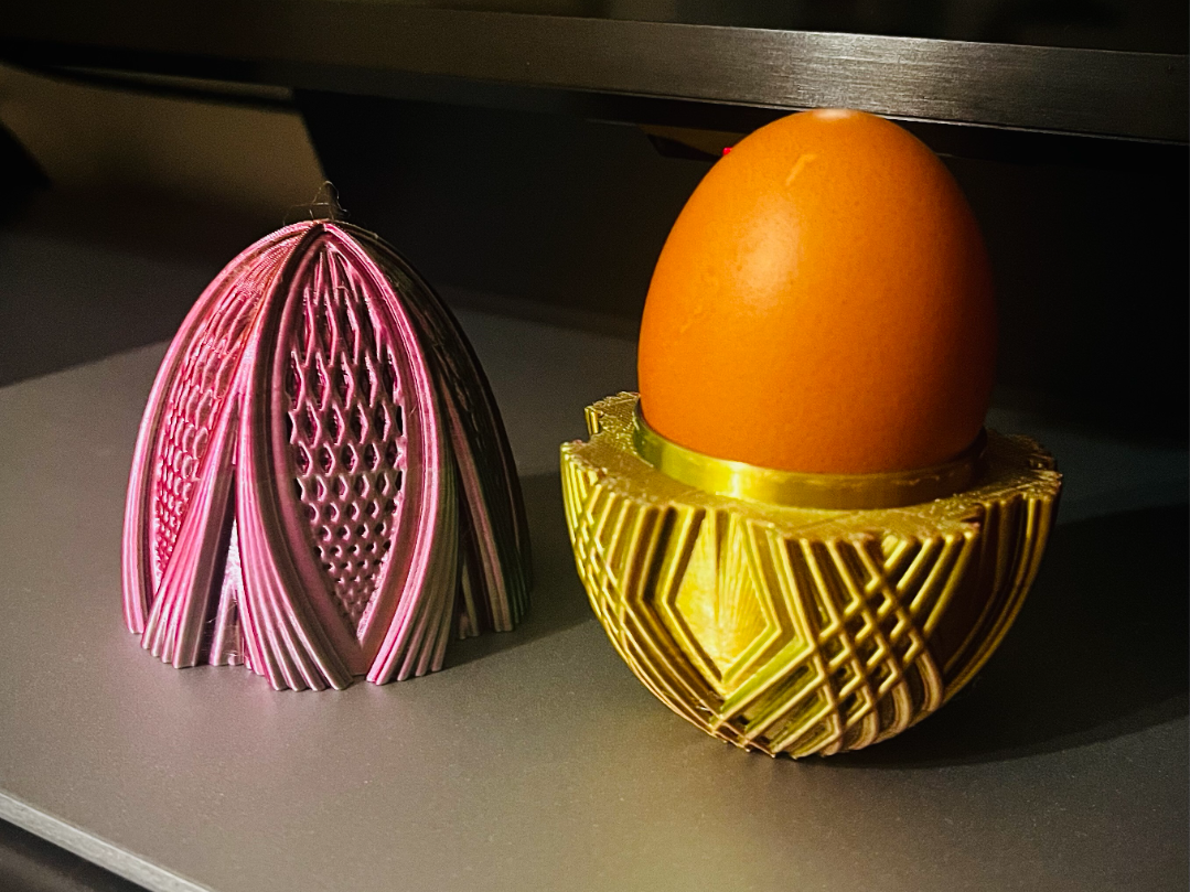 Art-Deco Lattice Easter Egg