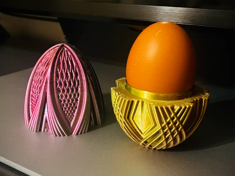 Art-Deco Lattice Easter Egg