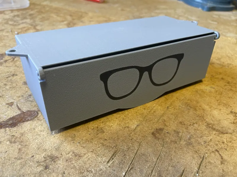 Under-Bench Safety Glasses Storage Box