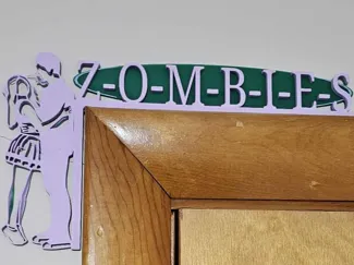zombie's Door corner decor