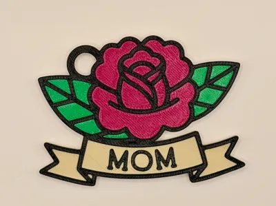 Mom Rose Gift Tag | Mother’s Day Charm