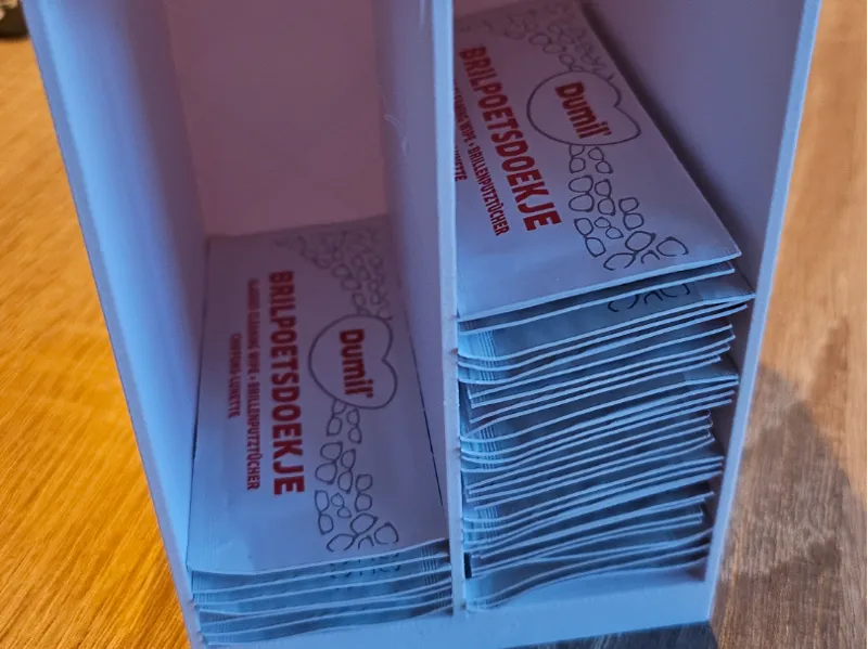 Spectacles/Glasses wipes container (single/double)