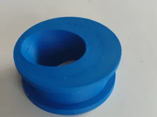 Gummi Zylinder Schrägloch