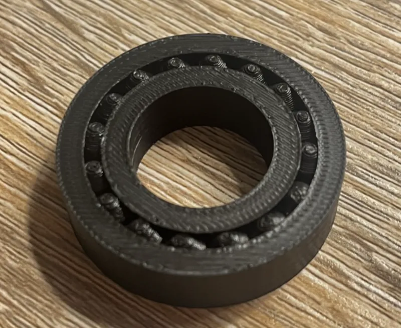 No Support Roller Bearing Toy (0.15mm clearance)