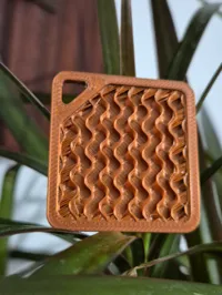 Porte-clés à motifs texturés — photo 3