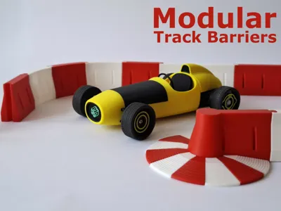 RC track barriers
