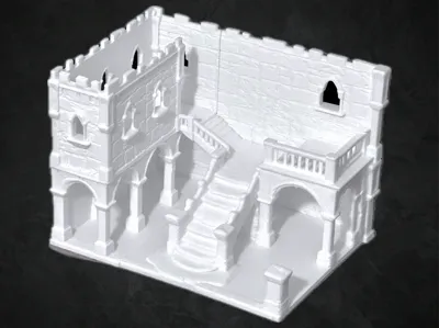 Castle Ruins - A 4-Piece Fallen Fortress