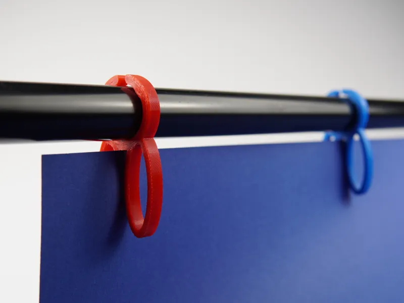 Bunny-Ears Paper Clip – for T-Bar Photo Backdrops