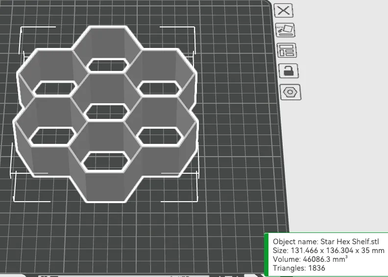 Star Hex Shelf - Free 3D Print Model - MakerWorld