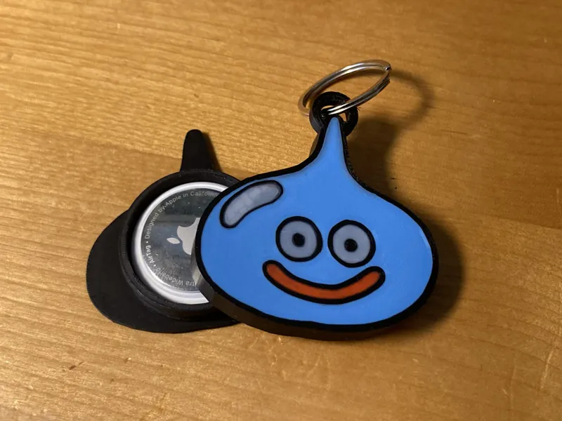 Airtag Keychain Slime from DragonQuest (Twistable)