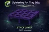 Spiderling Pot Tray 16x – Stack Layer (Foot Slots)