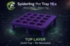 Spiderling Pot Tray 16x – Top Layer (No Foot Slots)