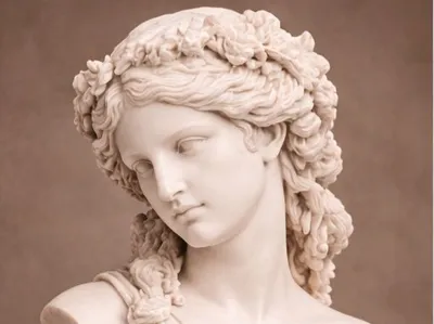 Busts of mythological gods
