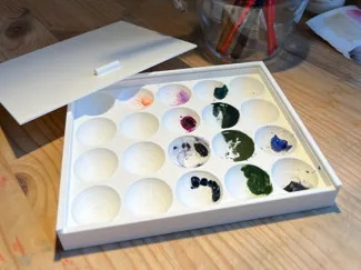 Paint palette closable (multiple parts available)