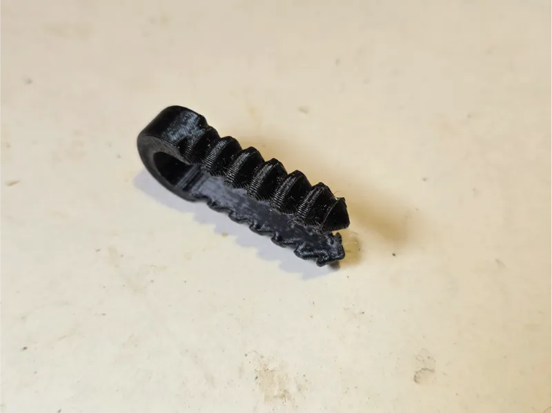 Cable clip for polystyrene walls