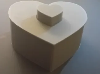 Small Heart Container With Lid