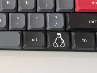 Linux Tux super keycap low profile