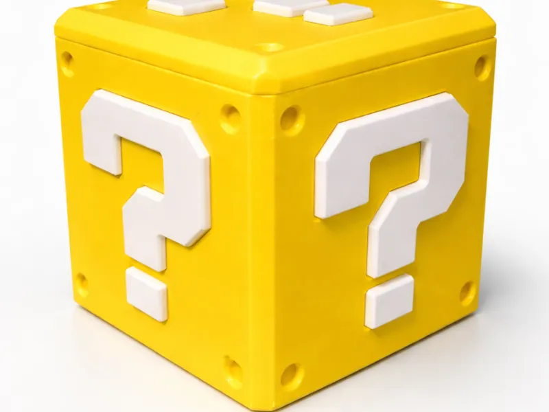 Question Box With Threaded Lid
