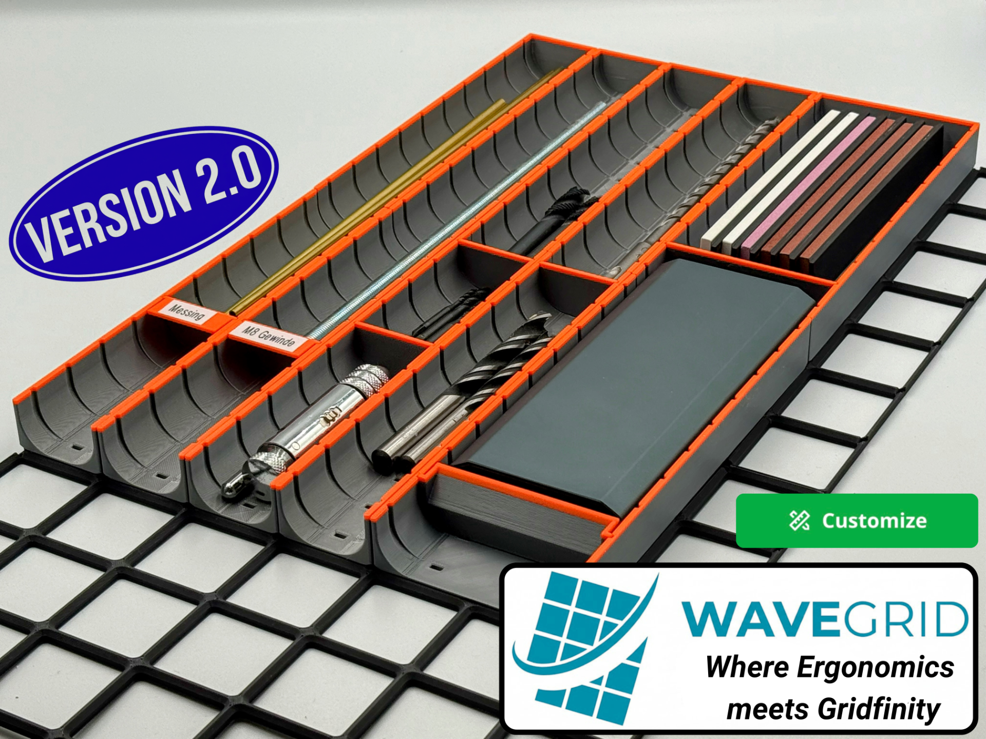 WaveGrid - Ultimate Drawer Organization System