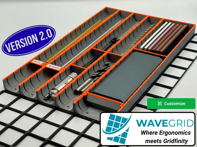 WaveGrid - Ultimate Drawer Organization System