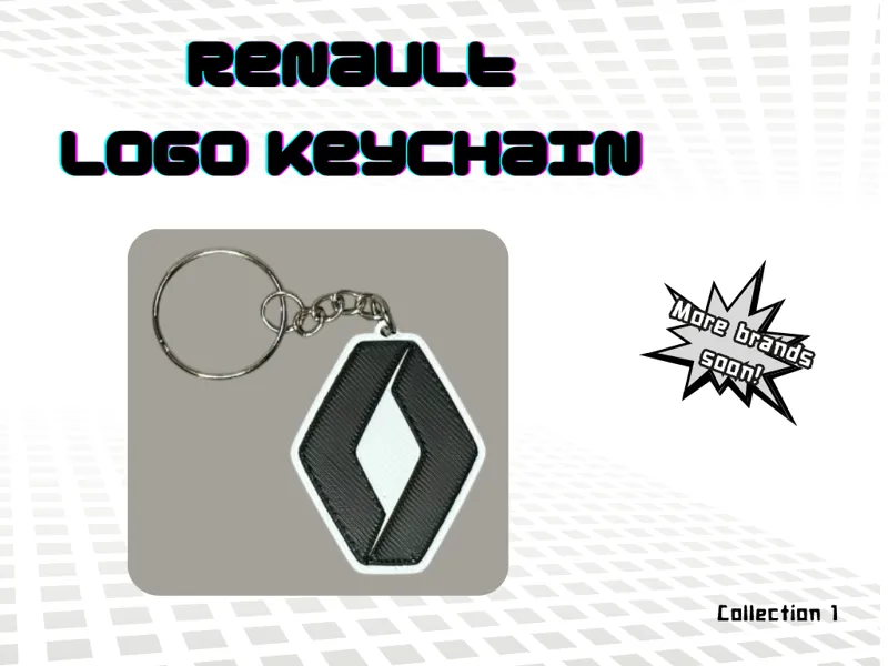 Renault logo keychain