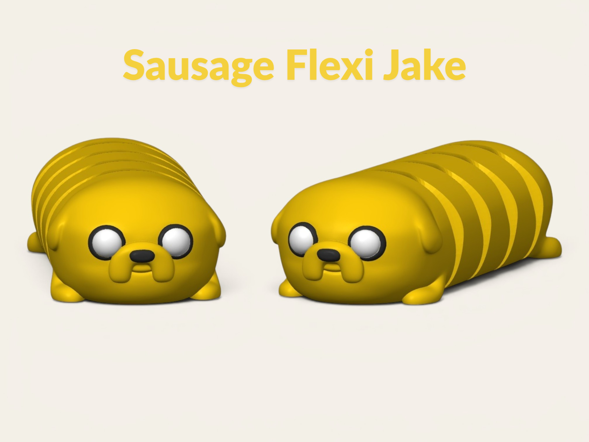 Adventure Time Jake - Sausage Flexi