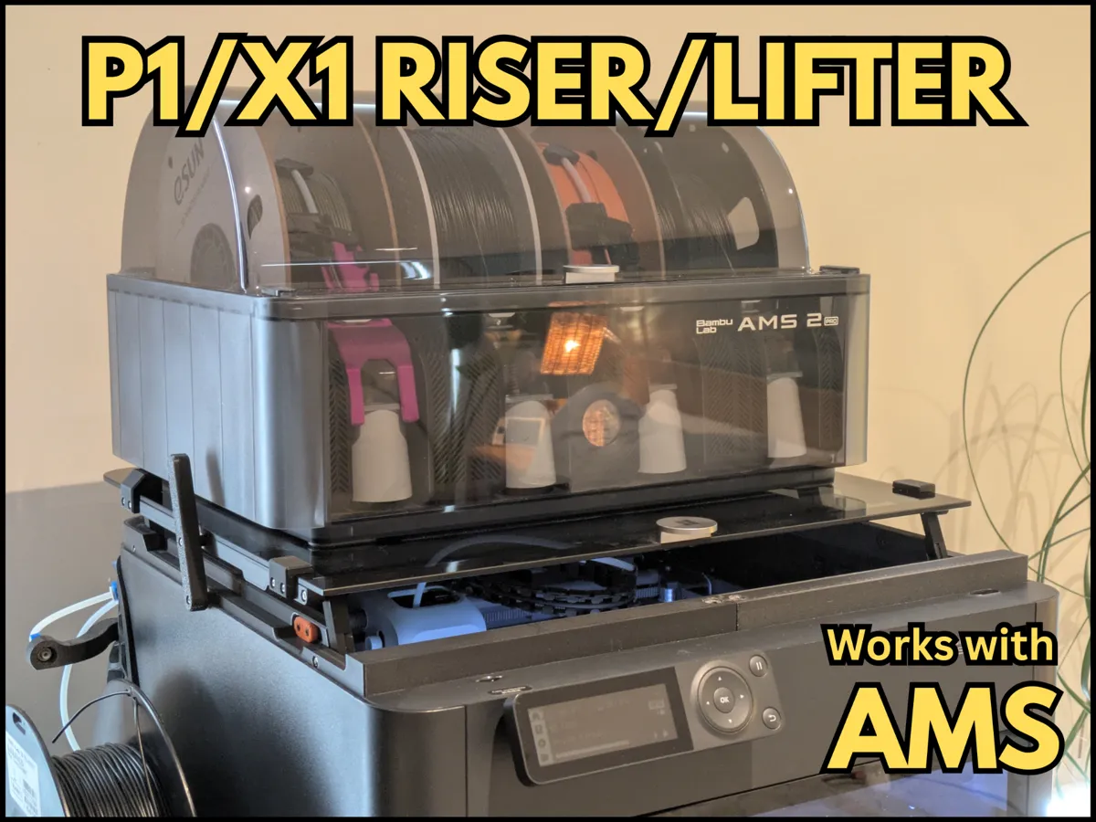 Lid riser and lifter with locking mechanism - Free 3D Print Model ...