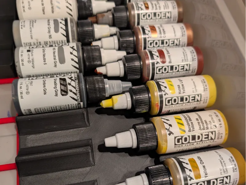 Gridfinity 30 mm Paint Bottle Storage 4x4
