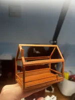 Serre de bureau miniature pour maison de poupée — photo 3