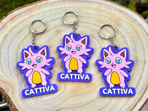 Palworld Cattiva Keychain