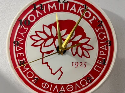 Olympiacos Wall Clock