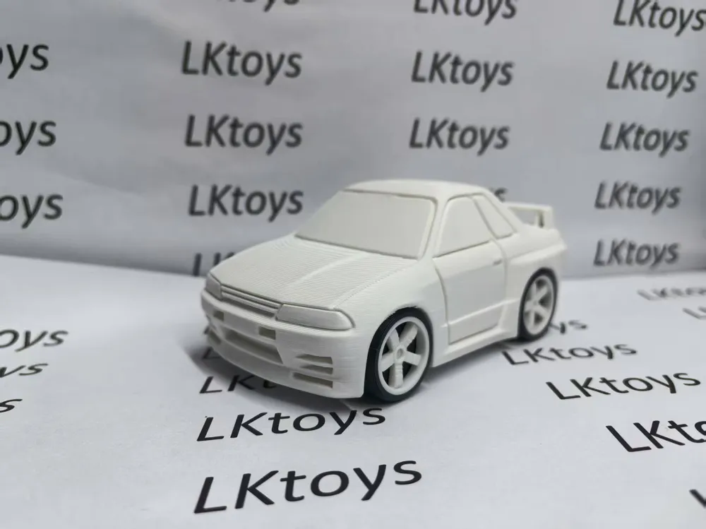 Chibi R32 SKYLINE GTR R32 Print in Place Chibi Toy Sports Car by LKtoys ...
