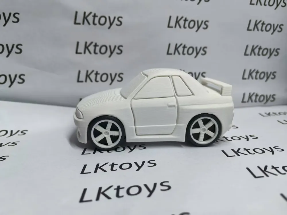 Chibi R32 SKYLINE GTR R32 Print in Place Chibi Toy Sports Car by LKtoys ...