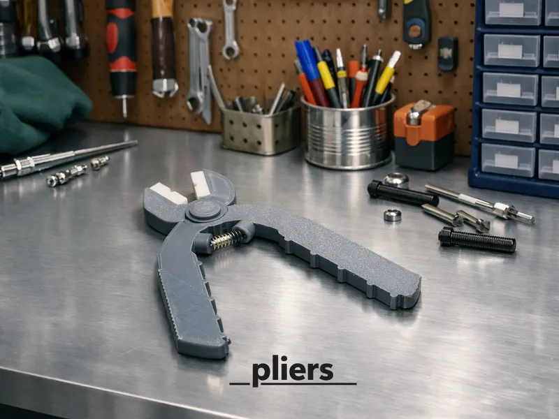 Pliers with replacing grippers