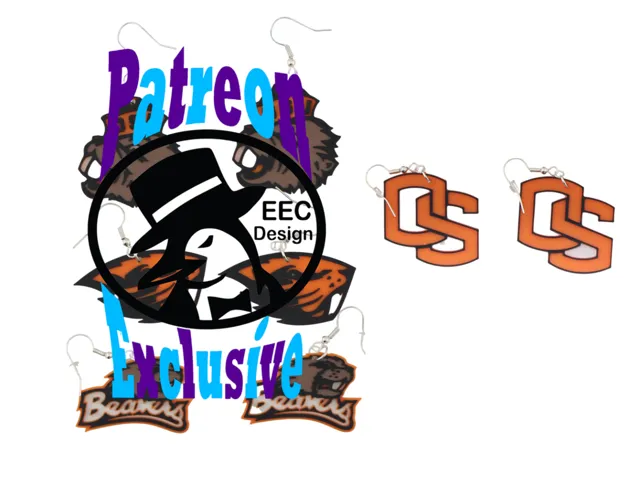 Oregon State Beavers Earrings