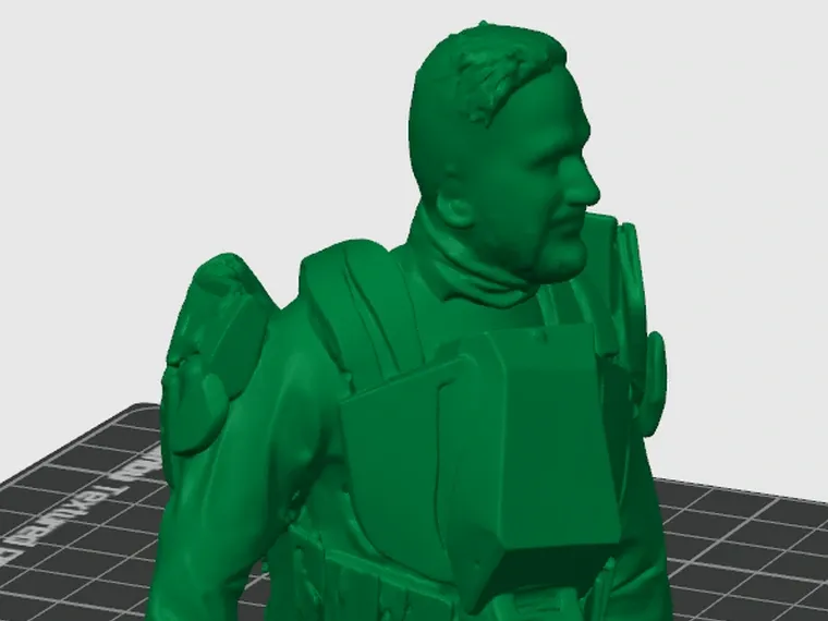 Halo 3DScan Cosplay Gab Golding in memorial