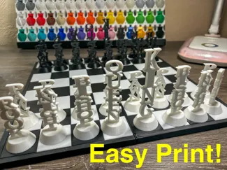 Word Chess! The Perfect Chess Set to Learn!