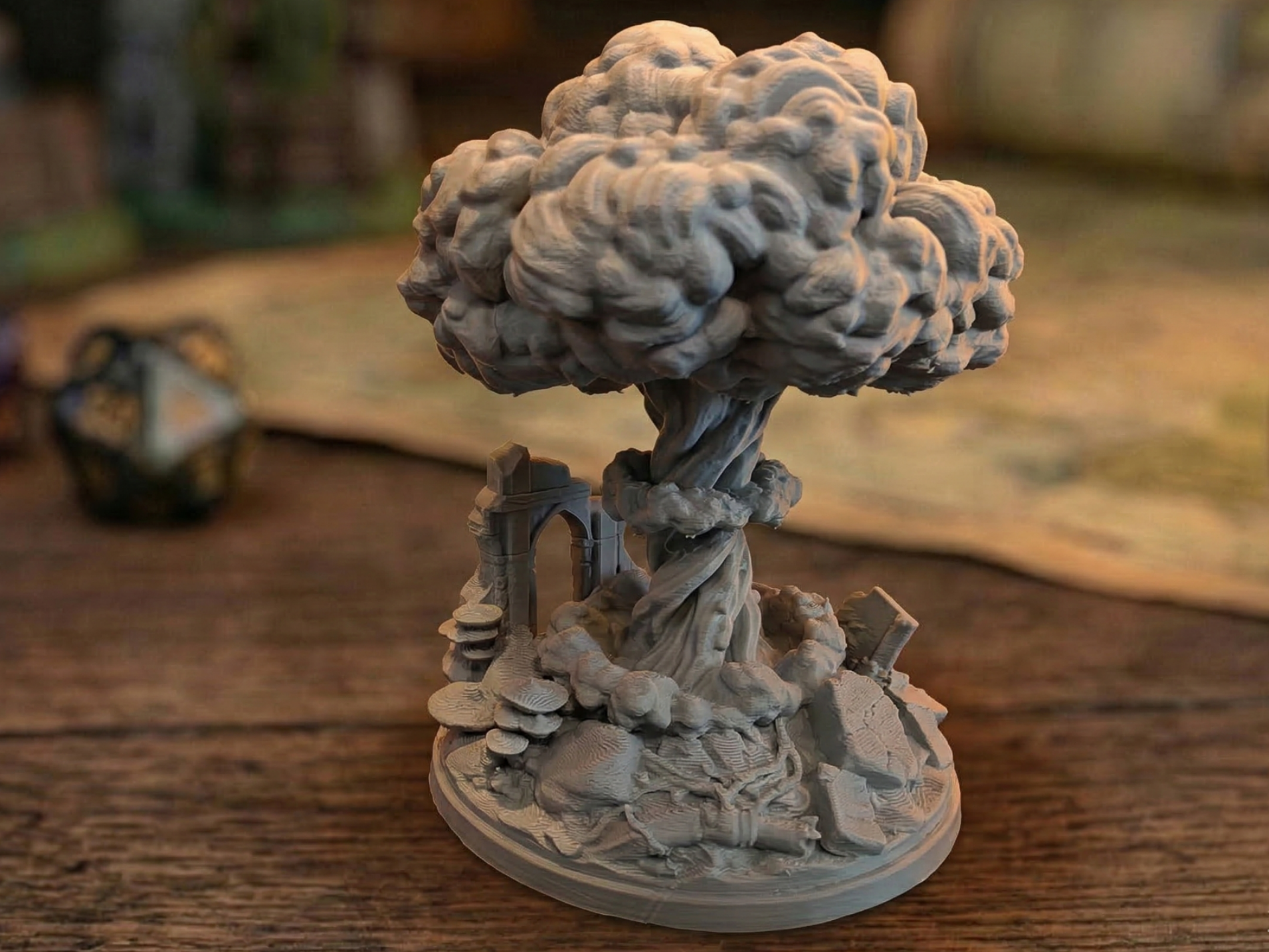 Arcane Spore Blast - Magic Mushroom Cloud - 60mm
