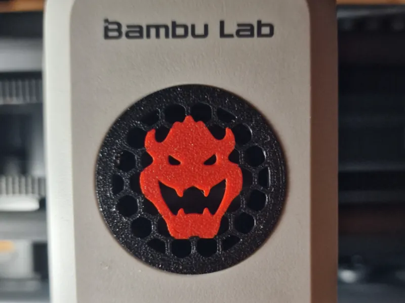 Bowser Fan Cover for P1 / X1 / A1 / A1 Mini