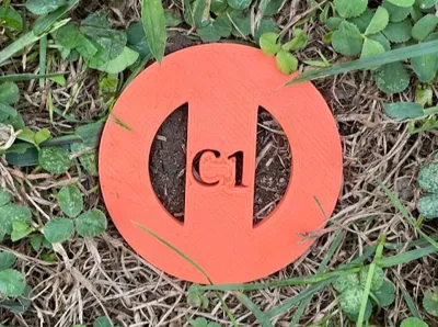 Disc Golf Circle Marker