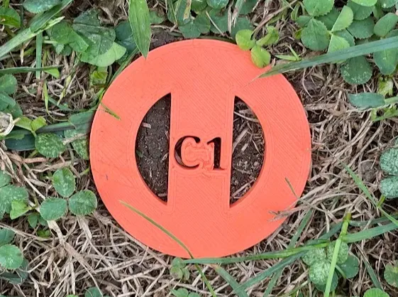 Disc Golf Circle Marker
