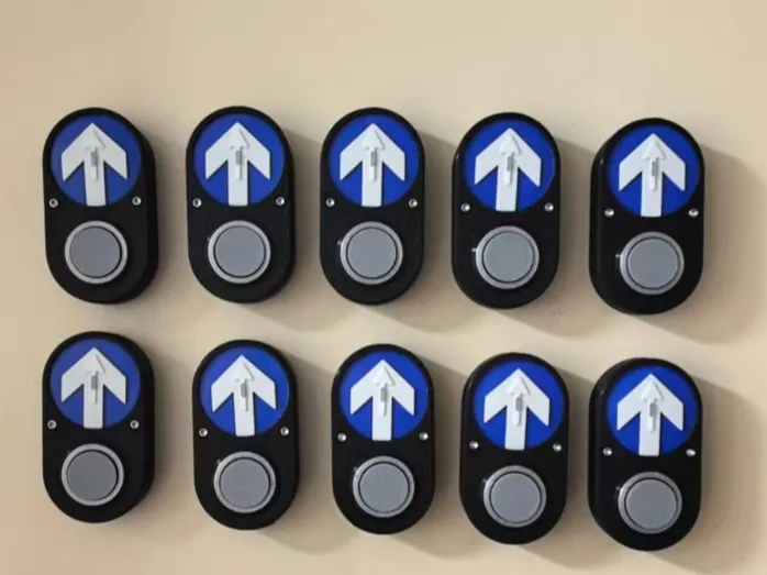 Australian Pedestrian Button Fridge Magnet