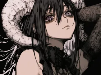 Anime Girl Devil HueForge
