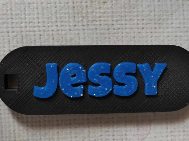 Llavero nombre personalizable
