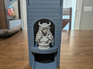 Dice Tower with Character Bust