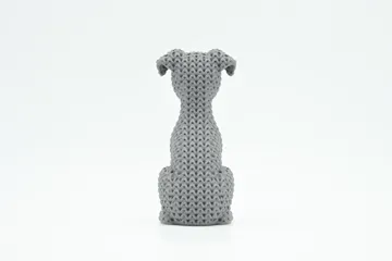 Accesorio para impresora 3D: Knitted Greyhound Dog — vista de referencia 4